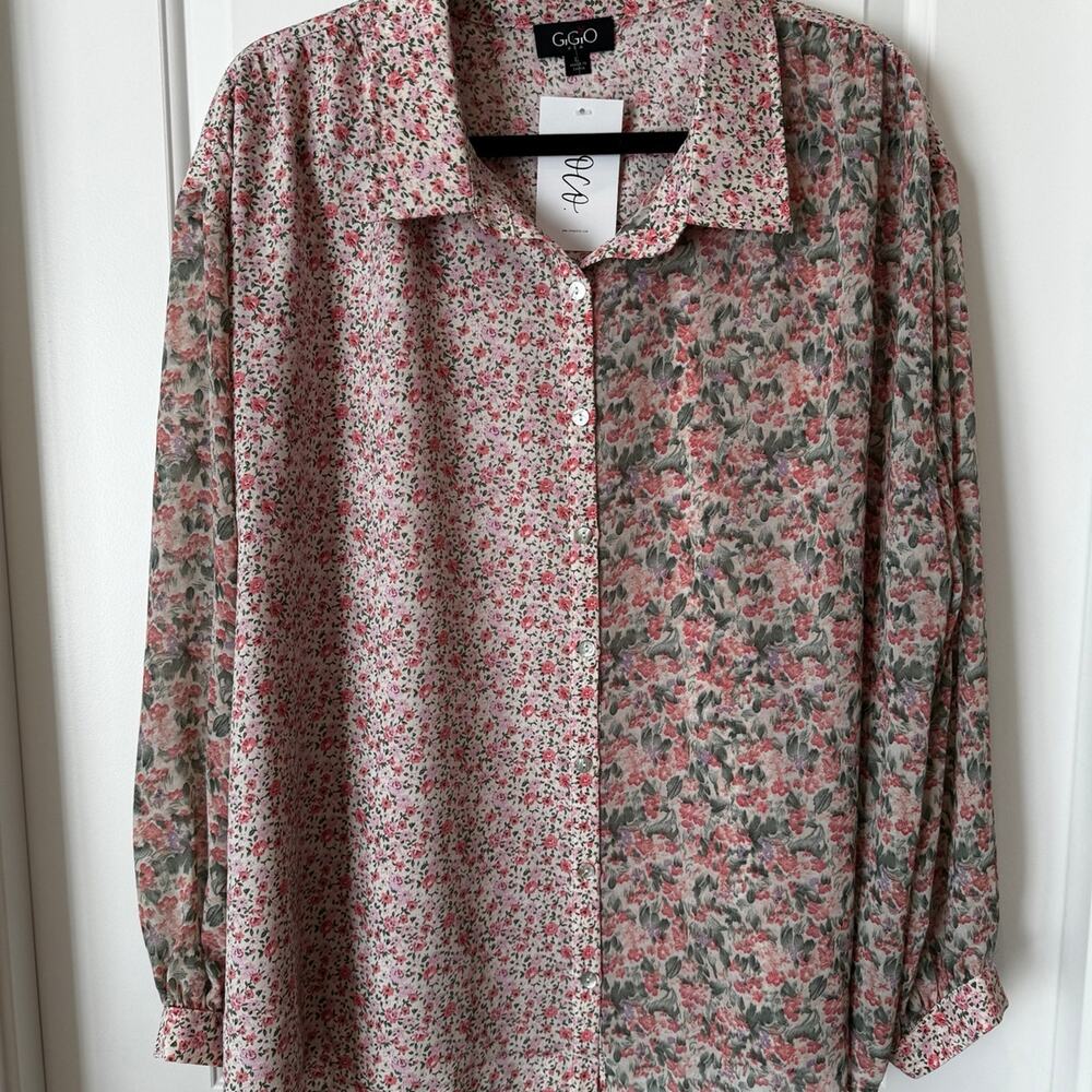 GiGio Floral blouse  women Size Large